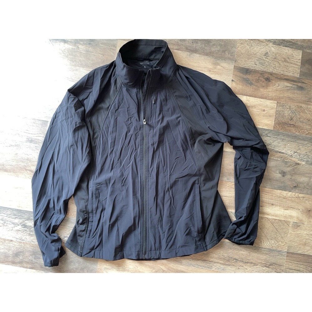 Women's Athleta Black Full Zip Track Jacket XL EXCELLENT CONDITION